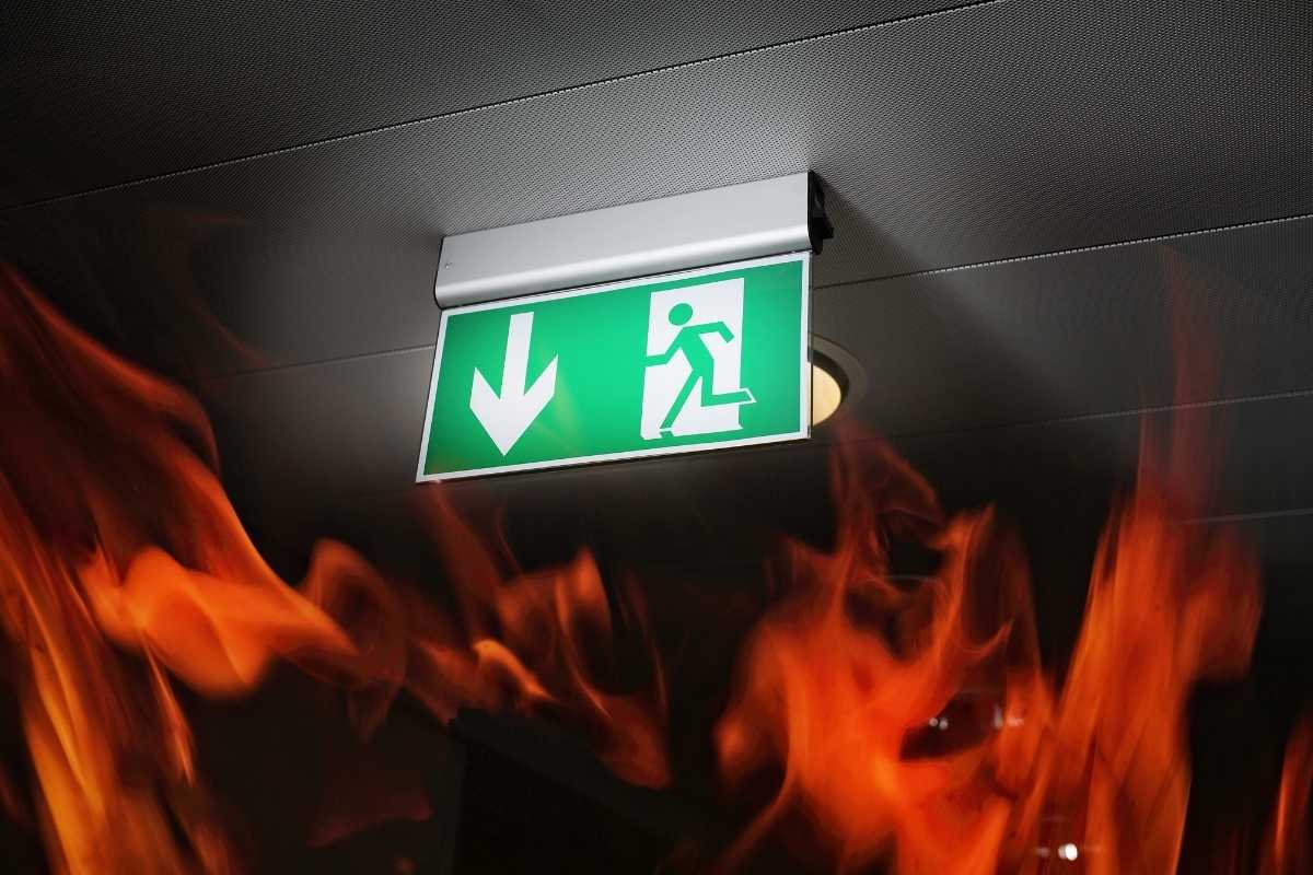flame and fire evacuation